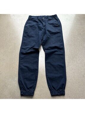 BEARBOTTOM Pants Mens Size Medium Blue  Taper Joggers Modern Chino